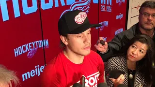 Red Wings’ Jonathan Bernier on costly mistakes