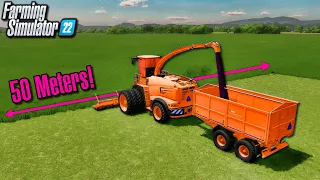 Harvest ANY CROP at 50 METERS! | Farming Simulator 22