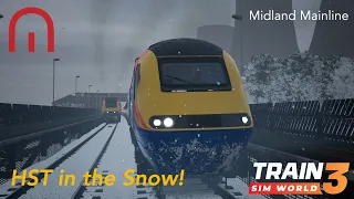 Train Sim World 3 - FIRST LOOK - Class 43 HST in the Snow - Midland Mainline