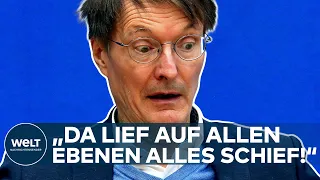 KARL LAUTERBACH: Fehler in der Corona-Pandemie? "Da lief auf allen Ebenen alles falsch"