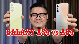 So sánh Galaxy A34 vs Galaxy A54 : Lệch hơn 2 triệu có nên cố không?