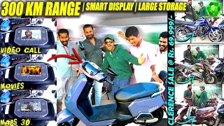 Low-Cost Electric Scooter with Smart Display & 300 KM Range | Year Ending SALE Rs.69,999/-