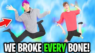 Can We BREAK EVERY BONE IN OUR BODY In This Crazy Roblox Game!? (ROBLOX BROKEN BONES)