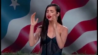 Sofia Carson canta el himno de EU en la celebración del 4 de Julio en el capitolio