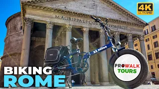 Biking Tour of Rome, Italy in 4K
