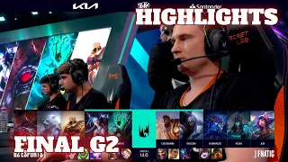 G2 vs FNC - Game 2 Highlights | Grand Finals LEC Spring 2024 Playoffs | Fnatic vs G2 Esports G-2