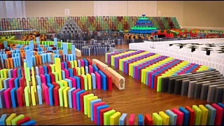 Incredibly intricate Domino Chain Behind the Scenes!