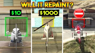 WHICH GTA WILL LET YOU REPAINT HELICOPTER? (EVERY GAT REALISTIC COMPARISON)