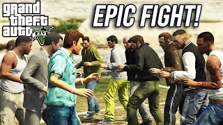 GTA V - The Most Epic Battle EVER! (april fools)