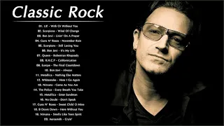 U2, Scorpions, ACDC, Bon Jovi, Guns N' Roses, Queen, R H C P, Metallica  - Classic Rock