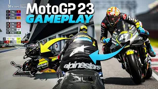 MotoGP 23 GAMEPLAY: *NEW* 'FLAG-TO-FLAG' race at the INDIAN GP!