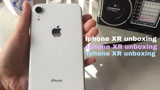 UNBOXING IPHONE XR WHITE 2022