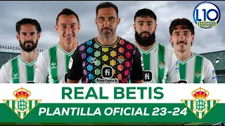 Real Betis Plantilla Oficial Temporada 2023-2024 La Liga España