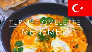 Tasty Cheesy Turkish Omelette | Menemen | Quick & Easy Breakfast | Cook with Zahen