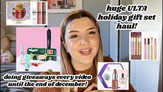 HUGE haul of makeup gift sets! | + GIVEAWAY!