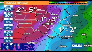 RADAR: Heavy tropical rain in Central Texas expected Wednesday night | KVUE