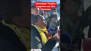 Christiane Taubira s’exprime sur Eric Zemmour