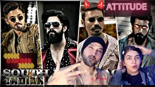 South Indian Actors Dangerous Attitude Slomo Videos🔥| Brown Munde😈💪Allu Arjun, Jr Ntr, Yash, Dhanush