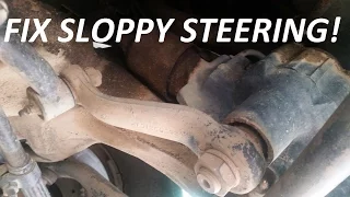 How to Adjust Steering Box - Fix Sloppy Steering (Chevy S10)