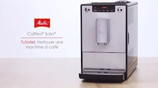 Melitta® Caffeo® Solo® - Tutoriel:  Nettoyer une machine à café