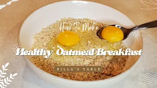 Mix 2 eggs with 1 cup oatmeal! This recipe is so delicious that I cook it almost every day!