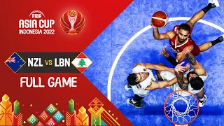 New Zealand 🇳🇿 - Lebanon 🇱🇧 | Basketball Full Game - #FIBAASIACUP 2022