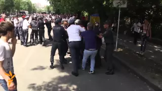 Armenian Police Clear Protest Camp