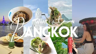 Everything I ate in Thailand🥭🐷 (+ what to do in Bangkok) | Bangkok tourist places, eats, travel vlog