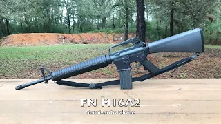 Shooting my FN M16A2 semi-auto clone