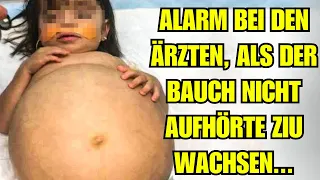 Alarm bei den Ärzten, als der Bauch des Kindes nicht aufhöre zu wachsen.