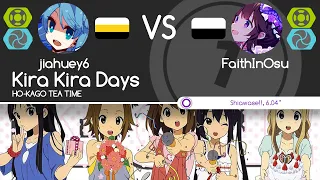 o!Msb | jiahuey6 vs FaithInOsu | HO-KAGO TEA TIME - Kira Kira Days [Shiawase!!]