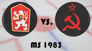 Mistrovství světa v hokeji 1983 - Finále - Československo - Sovětský Svaz