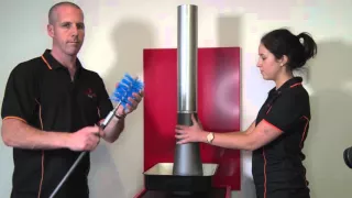 How to clean the flue of a Pyroclassic Fire
