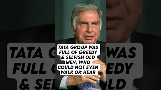 Mr. Ratan Tata saved & revived the tata group #tata #india #inspiration #ratantata