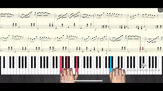 The Maiden's Prayer | piano tutorial | 少女的祈祷 | 钢琴教学(50% speed)