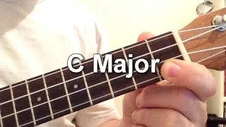 How to play C Major chord on the ukulele!