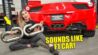 Introducing My 1 of 1 Ferrari F1 Exhaust | Sounds Absolutely Insane!