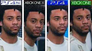 Fifa 20 | ONE X vs PS4 Pro vs ONE vs PS4 | 4K Graphics & FPS Comparison