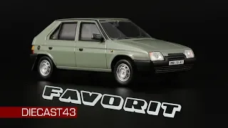 Škoda Favorit || Abrex || Масштабные модели автомобилей 1:43