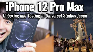 iPhone 12 Pro Max Unboxing and Testing it in Universal Studios Japan #267