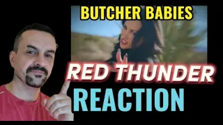 Butcher Babies- RED THUNDER (Official Music Video) REACTION