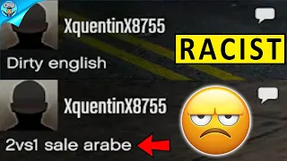Racist angry French man gets owned on GTA Online!