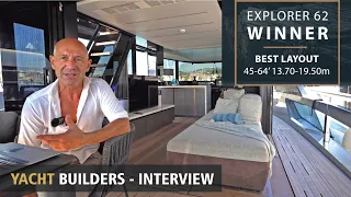 EXPLORER 62 YACHT | WINNER BEST LAYOUT 2021 | INTERVIEW - RICCARDO RADICE - YACHT ARCHITECT