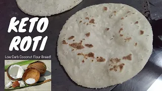 Keto Roti | Keto Chapati | Vegetarian keto roti | Coconut flour Flat bread| Keto Recipes | Low Carb