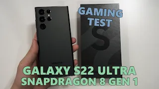 Gaming test - Samsung Galaxy S22 Ultra with Snapdragon 8 Gen 1!