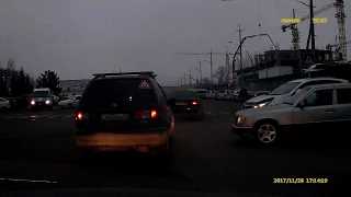 Движение по встречной полосе, Астана, 2017