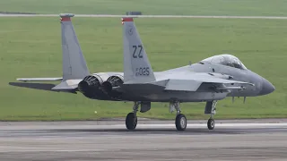 【4K】F-15C kadena air base last eagle