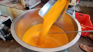 River of Mango Juice | India's Biggest Mango Juice Factory | Indian Street Food