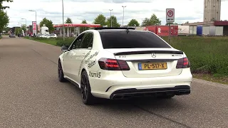 DECATTED Mercedes-AMG E63s W212 - Start, Revs, Accelerations!