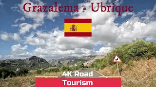 Driving in Spain Andalucia Pueblos Blancos from Grazalema to Ubrique